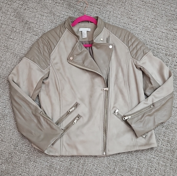 New H&M Suede Jacket - Picture 2 of 7